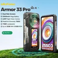 ราคา 【เปิดตัวครั้งแรกในโลก】Ulefone Armor 33 Pro 5G สมาร์ทโฟนทนทาน 25500 mAh RAM สูงสุด 32GB ROM 512GB 120Hz หน้าจอ 6.59 นิ้ว + 3.4 นิ้ว ด้านหลัง สมาร์ทโฟน Android NFC (1005009403864217)