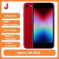 ราคา Apple iPhone SE 2022 เครื่องปลดล็อค ความจุ 64/128GB ระบบปฏิบัติการ iOS ชิป A15 Bionic รองรับ 4G LTE หน้าจอแท้ 4.7 นิ้ว กล้อง 12MP สแกนลายนิ้วมือ รุ่น SE3 โทรศัพท์มือถือ (1005010374464796)