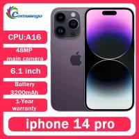 ราคา Apple iPhone 14 Pro รองรับซิมฟิสิคอล NFC ความจุ 128GB/256GB เครื่องแท้ปลดล็อค ROM 6GB RAM หน้าจอ 6.7 นิ้ว OLED สมาร์ทโฟน Face ID 5G มือสอง (1005010180562971)