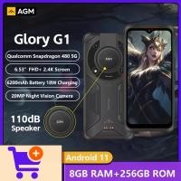 ราคา โทรศัพท์มือถือ AGM Glory G1 5G รุ่นทนทาน, RAM 8GB, ROM 256GB, ชิปเซ็ต Qualcomm Snapdragon 480 5G, กล้องมองกลางคืน 20MP, แบตเตอรี่ 6200mAh, สมาร์ทโฟนระบบปฏิบัติการ Android (1005010151245687)