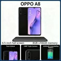 ราคา โทรศัพท์มือถือ OPPO A8 8GB+256GB ปลดล็อคด้วยใบหน้าด้วย AI หน้าจอแบบหยดน้ำ 6.5 นิ้ว แบตเตอรี่ขนาดใหญ่ 4230mAh กล้องหลัง 3 ตัว 12MP รุ่น Global (1005011831394485)