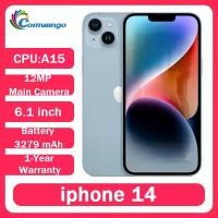 ราคา iPhone 14 แรม 6GB ความจุ 128GB/256GB รองรับซิมแบบ Physical หน้าจอ OLED 6.1 นิ้ว ระบบสแกนใบหน้า Face ID รองรับ NFC โทรศัพท์มือถือ ชิปเซ็ต A15 รองรับเครือข่าย 5G สมาร์ทโฟน Apple iPhone 14 (1005010179955
