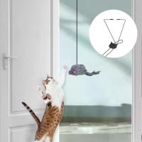ราคา ใหม่ประตูแขวนของเล่นแมวความเครียดบรรเทา Living แขวนของเล่นสําหรับห้องนั่งเล่นแขวนลูกแมว (1005009266128312)