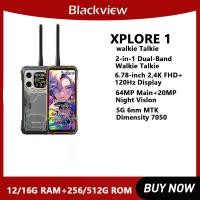 ราคา Blackview XPLORE 1 โทรศัพท์มือถือแบบวอล์คกี้ทอล์คกี้ ทนทาน หน้าจอ 6.78 นิ้ว 12/16GB+256/512 GB ชิปเซ็ต MTK Dimensity 7050 ระบบปฏิบัติการ Android 15 กล้อง 64MP (1005010598771540)