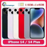 ราคา Apple iPhone 14 / 14 Plus แรม 6GB ความจุ 128/256GB รองรับ 1 ซิม พร้อม 1eSIM หน้าจอ OLED ระบบสแกนใบหน้า Face ID รองรับ NFC ชิปเซ็ต A15 รองรับ 5G โทรศัพท์มือถือ iphone14 14plus (1005010315494233)