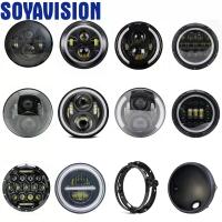 ราคา 1PC 7 นิ้วรถจักรยานยนต์ LED ไฟหน้า Hi/LOW Beam DRL เลี้ยวสัญญาณ 7 "รอบไฟหน้าสําหรับ Harley JEEP wrangler JK LJ CJ Hummer H1 H2 (1005006967593165)