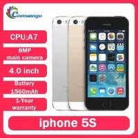 ราคา Apple iPhone 5s ของแท้ ปลดล็อคแล้ว หน้าจอ 4.0 นิ้ว ความจุ 16GB ระบบปฏิบัติการ iOS ชิป A7 กล้อง 8MP รองรับ 4G LTE พร้อม Touch ID มือสอง สมาร์ทโฟน 5S รองรับ WIFI และ NFC โทรศัพท์มือถือ (1005010306446339