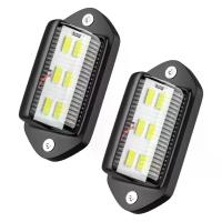 ราคา ไฟส่องป้ายทะเบียนรถยนต์ 6 LED สำหรับรถ SUV รถบรรทุก รถพ่วง รถตู้ จำนวน 1/2/4 ชิ้น หลอดไฟสีขาว ผลิตภัณฑ์สำหรับรถยนต์ (1005010616751302)