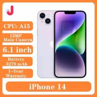 ราคา iPhone 14 ของแท้จาก Apple ปลดล็อคเครือข่ายทุกเครือข่าย ความจุ 128GB/256GB แรม 6GB หน้าจอ OLED 6.1 นิ้ว รองรับ Face ID, NFC, ระบบปฏิบัติการ iOS ชิปเซ็ต A15 รองรับ 5G มือสอง (1005010369008462)