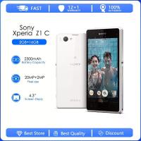 ราคา Sony Xperia Z1ขนาดกะทัดรัด Refurbished-Original D5503ปลดล็อก3G/4G Android Quad-Core 2GB RAM 4.3 20.7MP WIFI GPS 16GB โทรศัพท์ (32917593745)