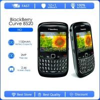 ราคา BlackBerry 8520 Refurbished-Original 8520 Curve โทรศัพท์มือถือสมาร์ทโฟนปลดล็อก 3G WIFI 8520 โทรศัพท์มือถือจัดส่งฟรี (4000843064381)