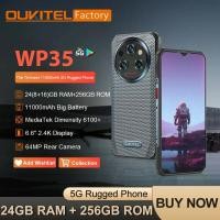 ราคา โทรศัพท์ Oukitel WP35 Rugged Phone หน้าจอ 6.6 นิ้ว ความละเอียด 2.4K ชิป MTK 7025 พกพาสะดวก หน่วยความจำ 24GB (8+16) + 256GB แบตเตอรี่ 11000mAh กล้อง 64MP สมาร์ทโฟน Android 14 NFC (1005010520244610)