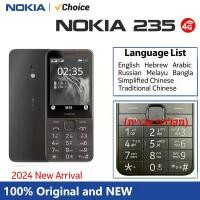 ราคา โทรศัพท์มือถือ Nokia 235 4G รุ่น Feature Phone รองรับบลูทูธ 5.0 วิทยุ FM รองรับสองซิม แบตเตอรี่ 1450mAh พอร์ต Type-C ของแท้และใหม่ (1005010806351721)