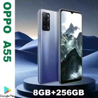ราคา OPPO A55 5G สมาร์ทโฟนแฟชั่น/รองรับซิมการ์ดแบบนาโนคู่ หน้าจอ LCD ขนาด 6.5 นิ้ว แบบหยดน้ำ 8GB+256GB/แบตเตอรี่ 5000mAh (1005012403398225)
