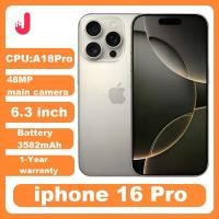 ราคา Apple iPhone 16 Pro 6.3' Super Retina XDR OLED 8GB RAM 128/256GB Face ID A18pro 5G มือถือมือสองแท้ รุ่น 16Pro NFC สมาร์ทโฟน (1005012331116818)