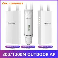 ราคา Comfast 300M/1200M Outdoor Access Point Wireless WiFi Extender 2.4G/5GHz AC1200 พื้นที่กว้างRouter WiFiเสาอากาศStreet Repeater AP (1005009249217474)