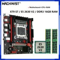 ราคา MACHINIST X79 S7 เมนบอร์ด, ตัวเลือกเสริมซีพียู Xeon E5 2630 V2 LGA 2011 โปรเซสเซอร์ และ DDR3 16G ชุดหน่วยความจำ RAM NVME M.2 (1005009295584587)