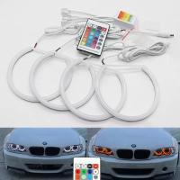 ราคา ชุดไฟวงแหวน Angel Eyes RGB สำหรับ BMW E36 E38 E39 E46 525i 528i 530i 540i 740i 750i 730d 740d 728i 320i 325i 330i ขนาด 131 มม. * 4 วง (1005007170325837)