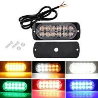 ราคา 12 ไฟ LED Strobe ฉุกเฉินกระพริบ Beacon ไฟเตือน 12V 24V Stroboscopes สําหรับ Auto DRL รถบรรทุกตํารวจ Amber สีแดงสีฟ้า (1005007805571365)