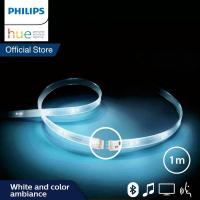 ราคา Philips Hue LightStrip Plus extension with Bluetooth - ไฟเส้นเปลี่ยนสีอัจฉริยะ ยาว 1 เมตร เชื่อมต่อบลูทูธได้ (8400255617)