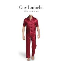 ราคา GUY LAROCHE ชุดนอนขายาวแขนสั้น ผ้าซาติน สีแดง (JPP7904R0MR) (5067601568)
