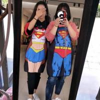 ราคา พร้อมส่งจากไทย ผ้ากันเปื้อนลาย super hero , Sexy (238089961)