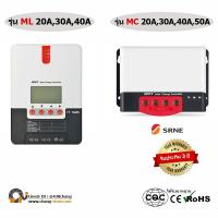 ราคา โซลาร์ชาร์จเจอร์ MPPT SRNE ขนาด 20A/30A/40A/50A แบบจอแยก 12v/24v ตัวควบคุมการชาร์จ โซล่าเซลล์ Solar charge controller (3100941535)