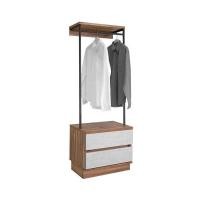 Koncept Furniture ตู้เสื้อผ้า 3 ลิ้นชัก ขนาด 60x45x170 ซม. รุ่น Bricko