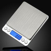 ราคา ใหม่ (เครื่องชั่ง 2 กิโล) Kitchen Scale Digital Scale เครื่องชั่งดิจิตอล ผิวหน้าสแตนเลส สวย หรูหรา (1960481498)