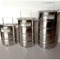 ราคา ปิ่นโตสแตนเลส ปินโต สแตนเลสแท้ ชั้นใส่อาหาร ช่องเก็บอาหาร ปิ่นโตสแตนเลสตราปู ขนาด 14 ซม. มี 3ชั้น 4ชั้น 5ชั้น (3834028981)