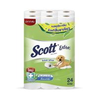 ราคา Scott สก๊อตต์® เอ็กซ์ตร้า กระดาษชำระ กลิ่นเนเชอรัล คลีน รวม 24 ม้วน (214015251)