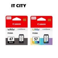 ราคา CANON Ink PG-47 BK + CL-57 CO (ชุด 2 สี) หมึกพิมพ์ (1560873476)