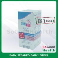 ราคา SEBAMED BABY LOTION 200 ML. Buy 1 Get 1 Free l บอดี้โลชั่น โลชั่นถนอมผิวเด็ก ลดผื่นแพ้และการระคายเคืองผิว (129585183)
