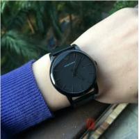 ราคา (hot) Emporio Armani #AR 1732-41MM- นาฬิกาผู้ชายที่เรียบง่ายสีดำเย็นเข็มขัดสบายๆนาฬิกาควอทซ์กันน้ำ (5084798637)