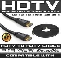 ราคา HDMI High Speed 10m 15m 20m 1080p 3D VER 1.4 สายแบบอ่อนแบนยาว 10เมตร 15เมตร 20เมตร(Black) (4612672681)