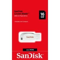 ราคา SanDisk CRUZER BLADE USB 2.0 (SDCZ50C_016G_B35W) แฟลชไดร์ฟ 16GB white (1317167946)