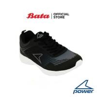 ราคา Bata POWER-MENS รองเท้ากีฬาสำหรับผู้ชาย RUNNING แบบเชือก สำหรับวิ่ง สีดำ รหัส 8386458 Mensneaker (2688081364)