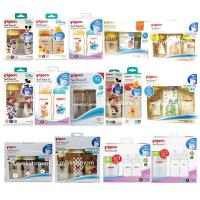 ราคา ขวดนมพีเจ้นสีชาและขาวขุ่น Pigeon PPSU/PPWN 5oz พร้อมจุก SS/สีชา 8oz พร้อมจุก M และขวดนมลายลิขสิทธิ์ (764573532)