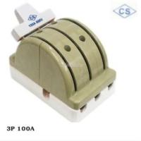 ราคา CS คัทเอาท์ สับสองทาง 3P 100A สะพานไฟ ทรงหลังเต่า (1886065895)