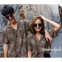 ราคา Minimal Shirt ลายเสือ สีน้ำตาล (2281443786)