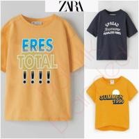 ราคา Zara เสื้อยืดเด็กชายหญิง Unisex แบรนด์โรงงาน Retail (3025818071)