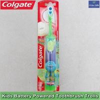 ราคา แปรงสีฟันแบตเตอรี่ คอลเกต สำหรับเด็ก Colgate Kids Battery Powered Toothbrush Trolls Green (3545032070)