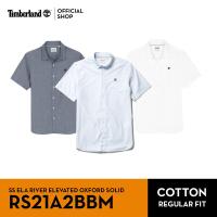 ราคา Timberland Men's ELA RIVER Oxford Short Sleeve Shirt เสื้อเชิ้ตแขนสั้น (RS21A2BBM) (3988655694)
