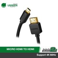 ราคา UGREEN สายแปลงภาพ Micro HDMI to HDMI Cable ใช้ต่อกล้อง DSLR for โทรศัพท์มือถือ กล้องถ่ายรูป (5675450592)