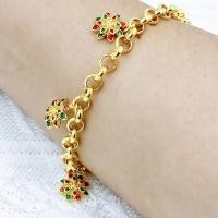 ราคา สร้อยข้อมือทอง สร้อยข้อมือทองลงยา สร้อยข้อมือทองชุบ ทองไมครอน สร้อยข้อมือทองชุบ[N128] (4084509265)