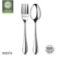 ราคา JAGUAR ช้อนส้อม สแตนเลส ตรา จากัวร์ หนา 2.0 mm. ลายครอส ช้อน ส้อม ช้อนส้อมทานข้าว Food Grade (948589791)