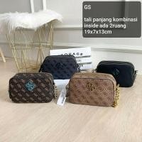 ราคา Guess Noelle กระเป๋าสะพายไหล่สําหรับสตรีพิมพ์ลายโลโก้ Crossbody Import 100152 (3686045881)
