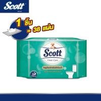 ราคา Scott สก๊อตต์® คลีนแคร์ กระดาษชำระแบบเปียกสำหรับเข้าห้องน้ำ 38 แผ่น (1250566621)