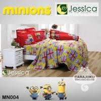 ราคา JESSICA ชุดผ้าปูที่นอน มินเนียน Minions MN004 #เจสสิกา ชุดเครื่องนอน ผ้าปูเตียง ผ้านวม ผ้าห่ม มินเนี่ยน Minion (881220766)