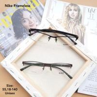 ราคา Nike แว่นตาอ่านหนังสือไม่มีกรอบเลนส์ Minus สําหรับผู้ชายผู้หญิง (2925194174)